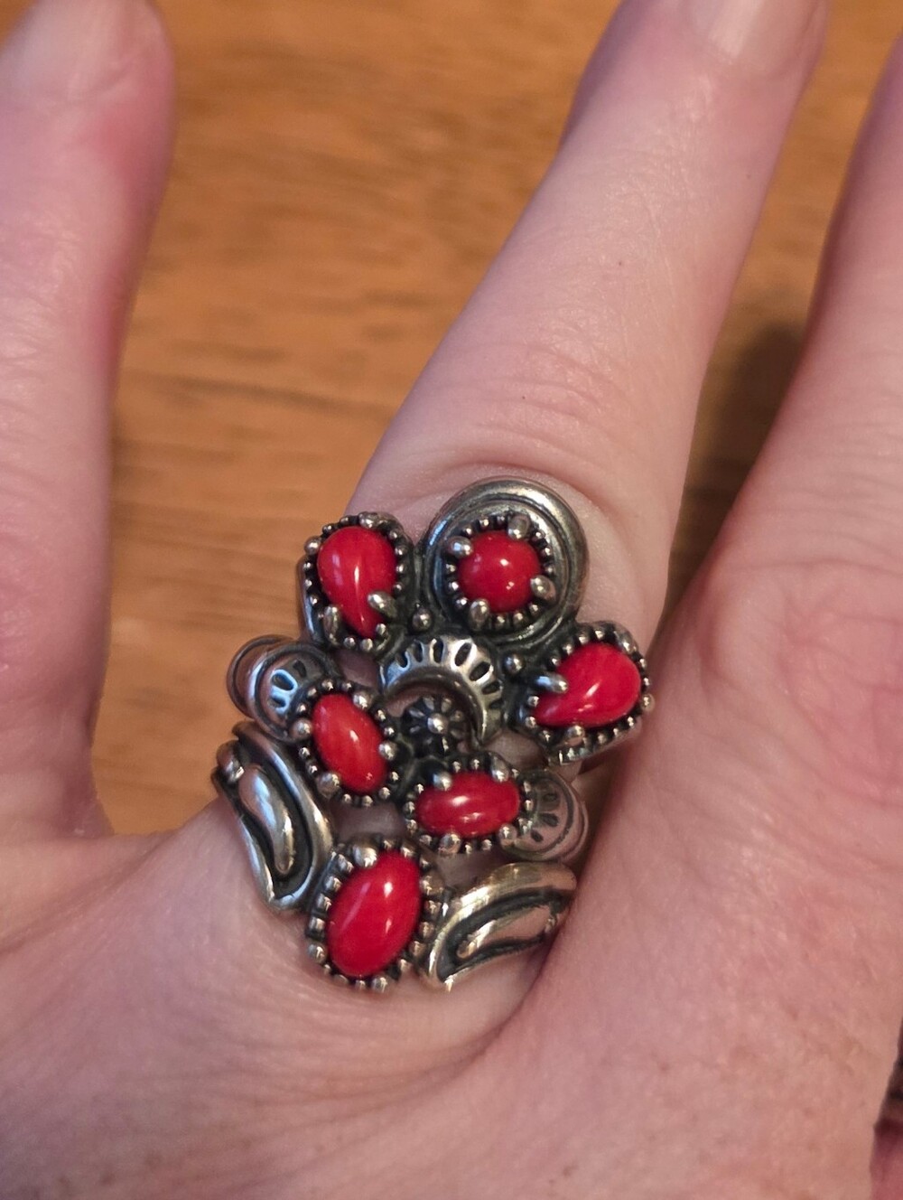American West Carolyn Pollack Sterling Silver 3 Ring Set
